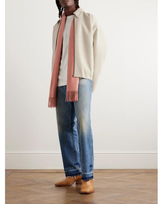 Acne Natural Doverio Wool-Flannel Jacket for men