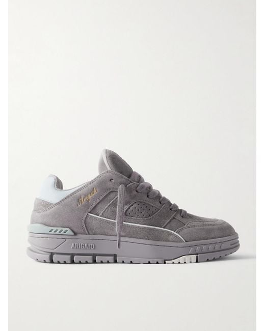 Axel Arigato Area Lo Sneakers aus Veloursleder mit Lederbesatz in Gray für Herren