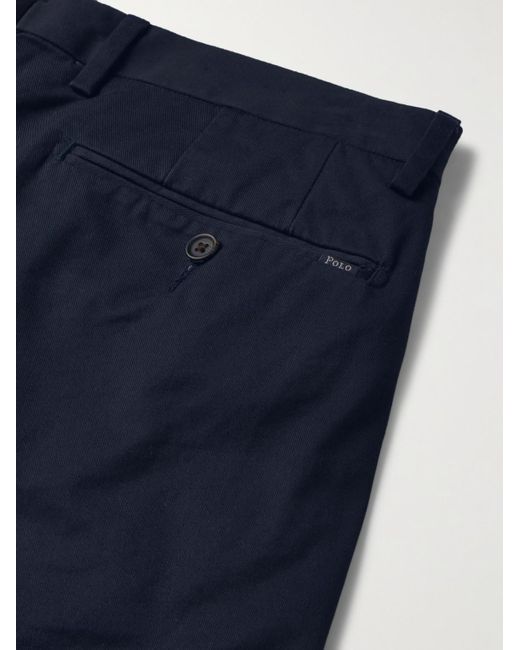 Polo Ralph Lauren Blue Slim-Fit Stretch-Cotton Twill Chinos for men