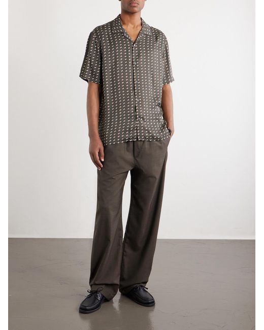 Mr P. Gray Wiggle Printed Woven Shirt for men