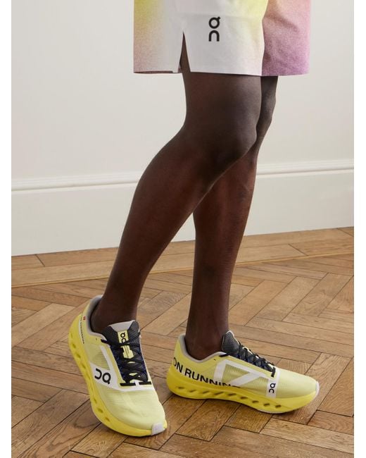 On Shoes Cloudsurfer Next Z5 Sneakers aus recyceltem Mesh mit Gummibesatz in Metallic für Herren