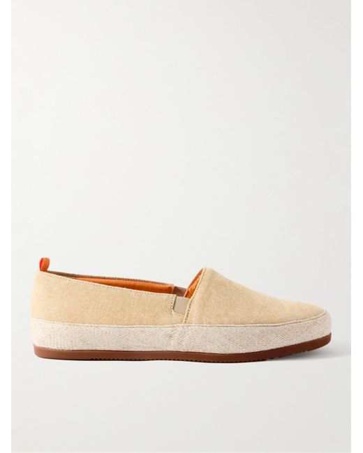 Mulo Natural Linen Espadrilles for men