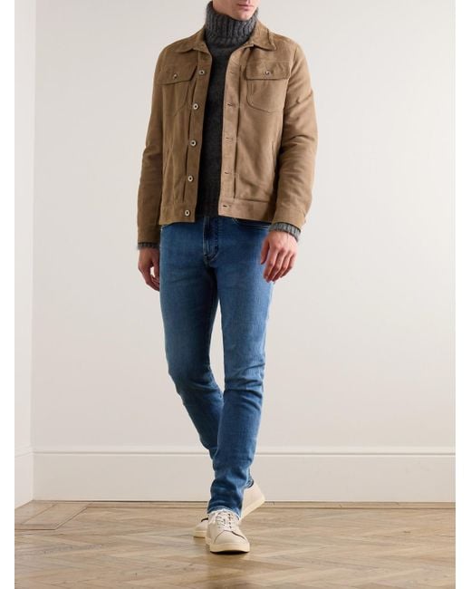 Jeans Slim-Fit di Loro Piana in Blue da Uomo