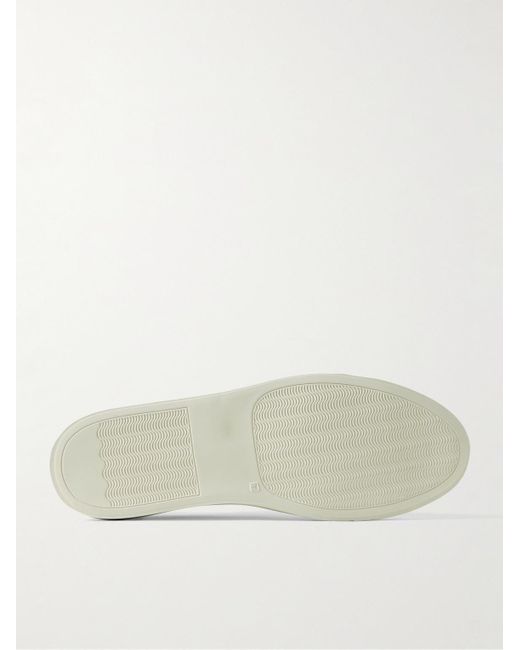 Sneakers in nubuck con finiture in pelle Retro di Common Projects in White da Uomo