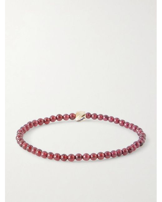 Luis Morais Red 14-Karat Ruby And Sapphire Bracelet for men