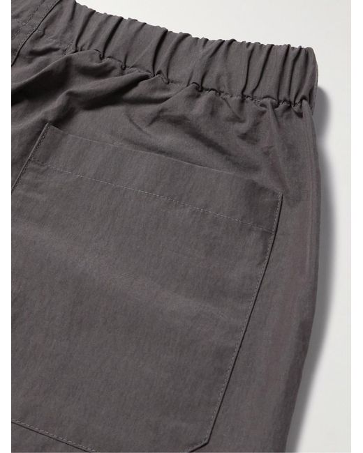 John Elliott Gray Himalayan Straight-Leg Cotton And Nylon-Blend Trousers for men
