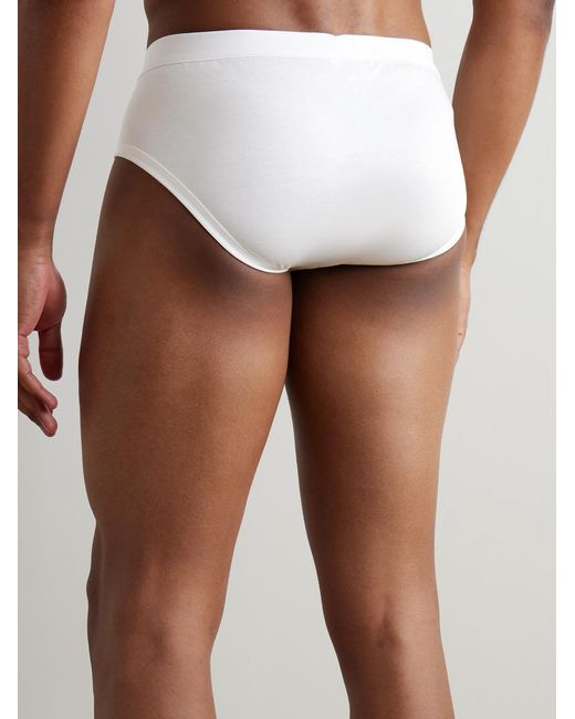 Zimmerli of Switzerland White Sea Island Cotton Briefs for men