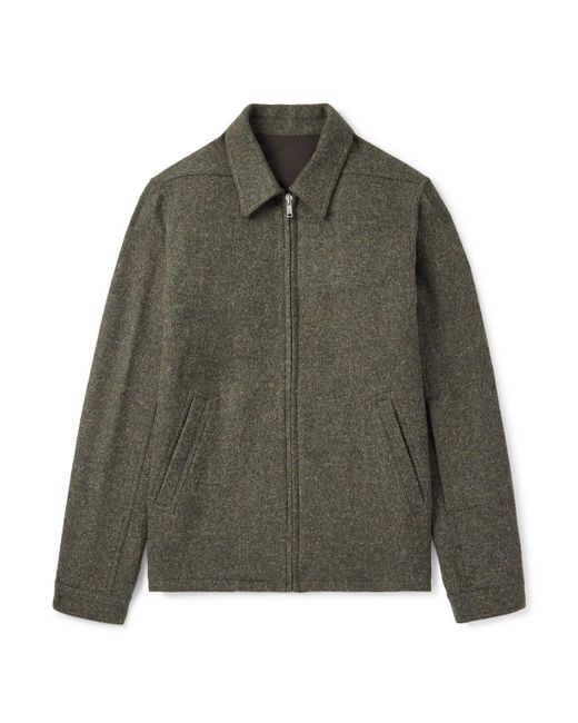 Rick Owens Green Brad Wool Jacket for men