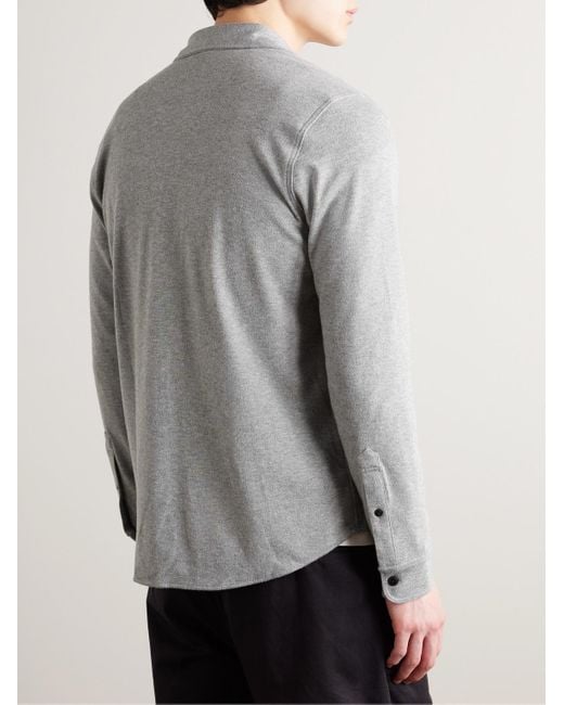 Faherty Brand Gray Legendtm Knitted Shirt for men
