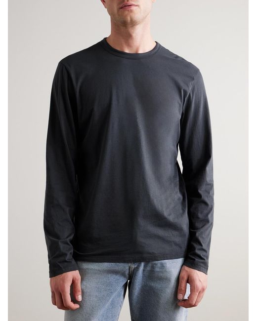 James Perse Blue Lotus Slim-Fit Cotton-Jersey T-Shirt for men