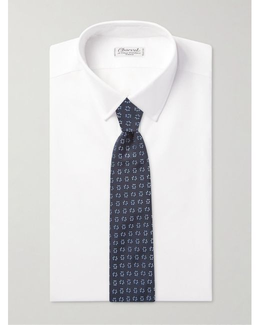 Charvet White Cotton Shirt for men