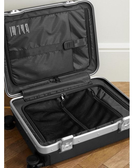 Db Journey Black Ramverk Pro Polycarbonate And Aluminium Carry-on Suitcase for men