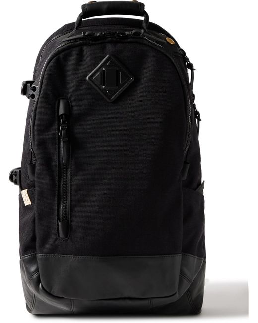 Visvim Black Leather-trimmed Cordura® Nylon Backpack for men