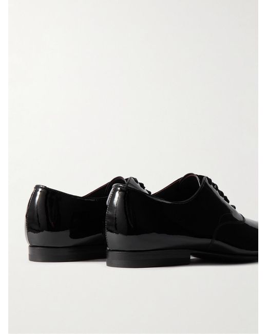 Ralph Lauren Purple Label Paget II Oxford-Schuhe aus Lackleder in Black für Herren