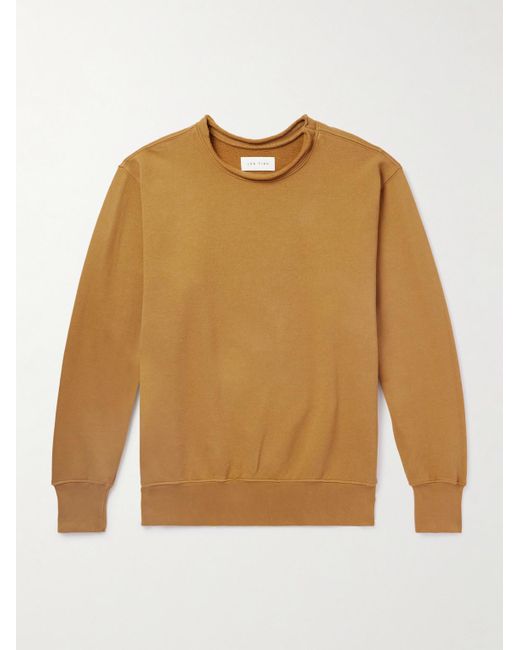 Les Tien Natural Cotton-jersey Sweatshirt for men