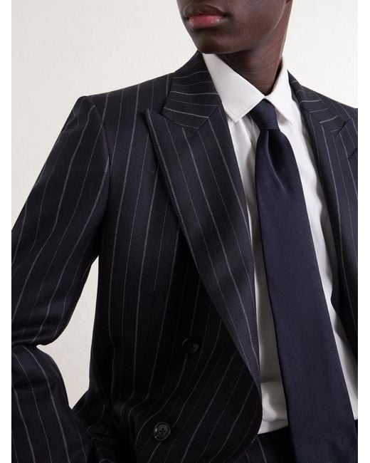 Tom Ford Blue 7cm Silk-twill Tie for men