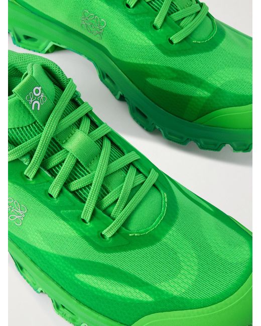 Loewe Green On Cloudventure 2.0 Rubber-Trimmed Mesh Sneakers for men
