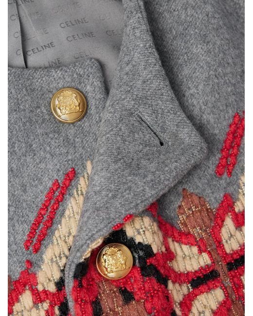 Giacca Cropped di Céline in Gray da Uomo