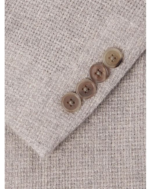 Ralph Lauren Natural Hadley Slim-fit Basketweave Cashmere Blazer for men