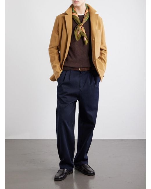 Massimo Alba Brown Ares Cashmere And Alpaca-Blend Sweater for men