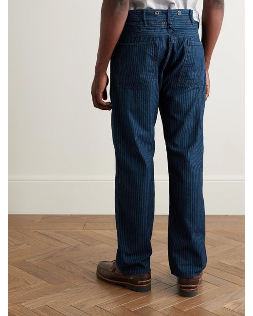 Pantaloni A Gamba Dritta di RRL in Blue da Uomo