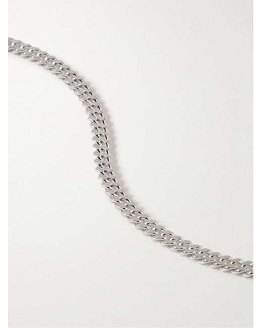Hatton Labs Natural Classic Mini Silver Chain Bracelet for men