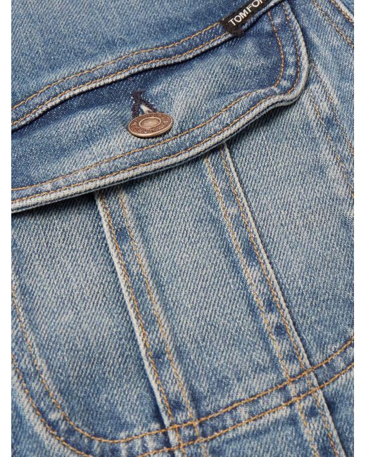 Tom Ford Blue Icon Denim Jacket for men