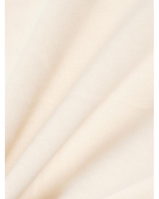 Tom Ford Natural Logo-appliquéd Garment-dyed Cotton-jersey Sweatshirt for men