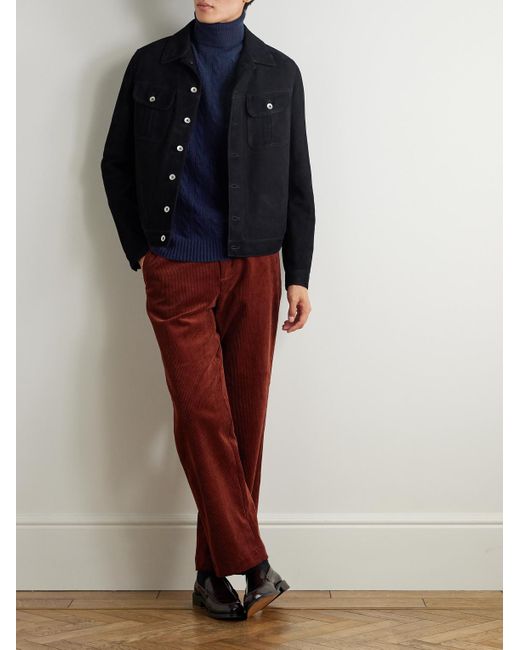 Pullover A Collo Alto di Polo Ralph Lauren in Blue da Uomo