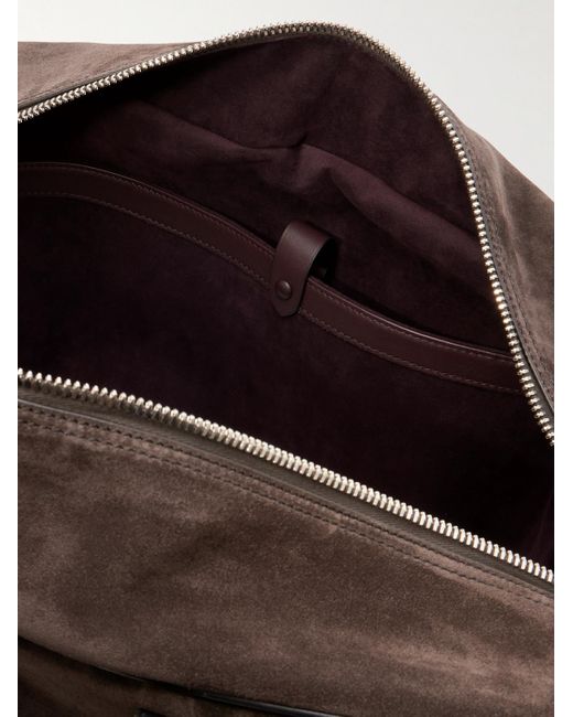 Metier Brown Closer Two Day Suede Holdall for men