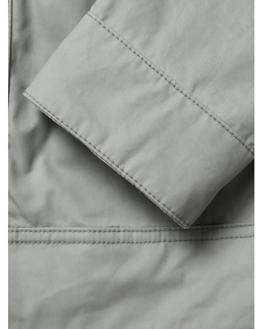 Belstaff Gray Racemaster Logo-appliquéd Waxed-cotton Jacket for men
