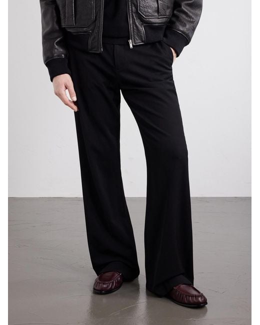 Saint Laurent Brown Logo-embellished Leather Penny Loafers for men