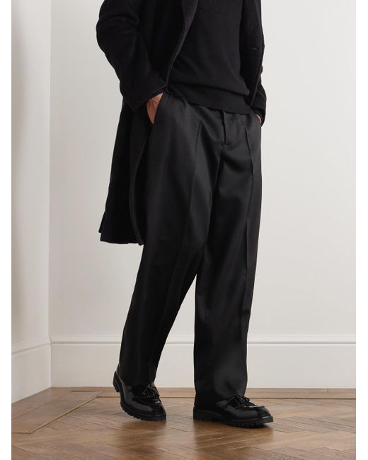 Mr P. Jaques Loafers aus Leder mit Fransen und Troddeln in Black für Herren