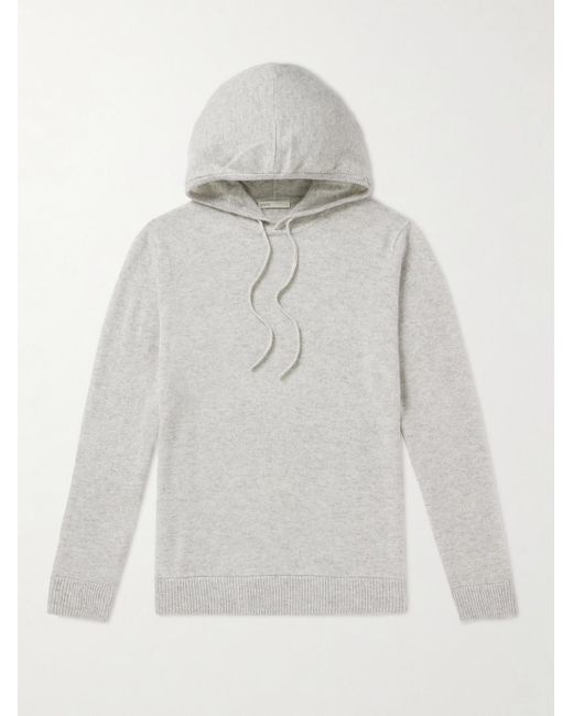 Onia Gray Cashmere Hoodie for men
