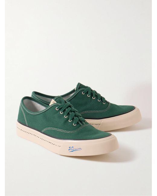 Visvim Logan Sneakers aus Canvas in Green für Herren