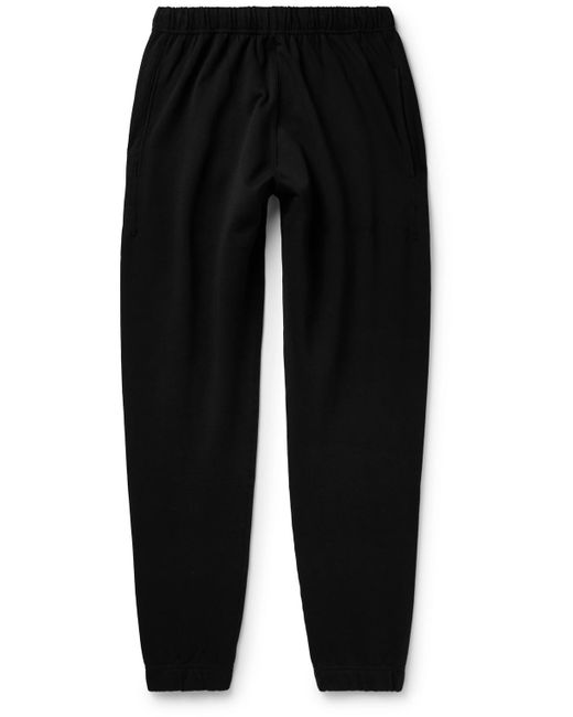 KENZO Black Boke Flower Tapered Logo-embroidered Cotton-jersey Sweatpants for men