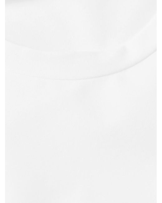 Zegna T-Shirt aus Stretch-Baumwoll-Jersey in White für Herren