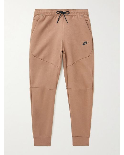 Nike Nsw Tapered Logo-print Cotton-jersey Sweatpants in Brown for Men |  Lyst Australia