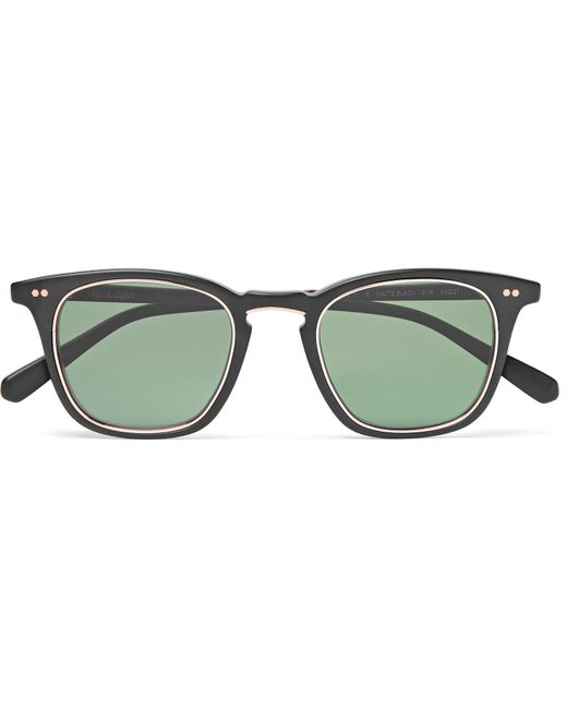 Mr. Leight Black Getty S Square-frame Acetate Sunglasses for men