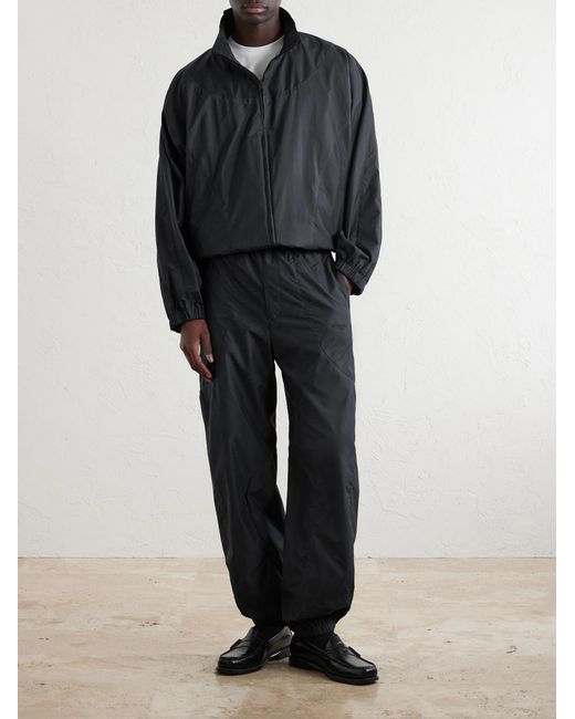 Givenchy Blue Tapered Cotton-Blend Shell Sweatpants for men