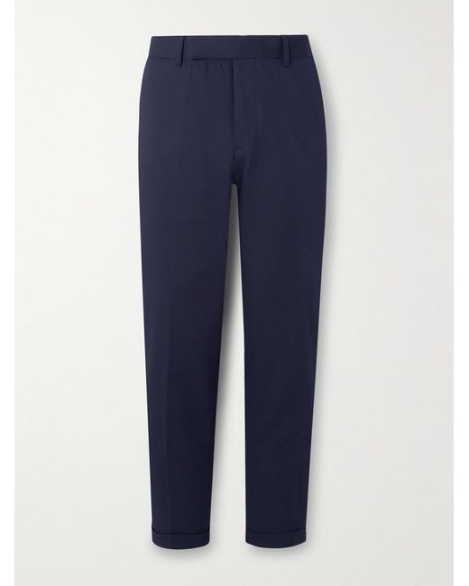 Polo Ralph Lauren Blue Chester Straight-leg Stretch-twill Suit Trousers for men