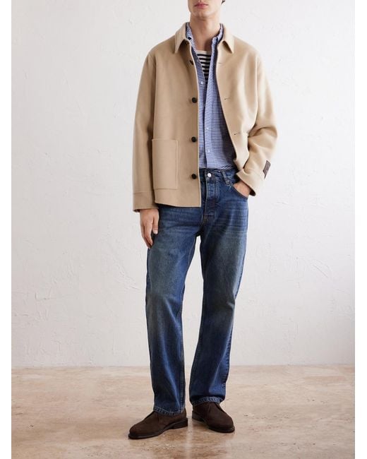 Slowear Natural Felted Wool-Blend Blouson Jacket for men