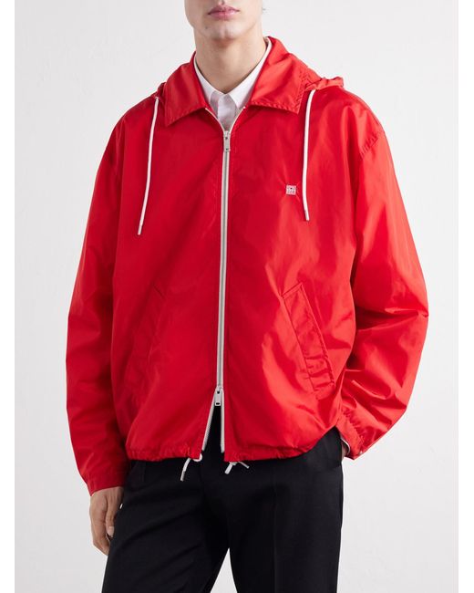 Totême  Red Shell Hooded Jacket for men