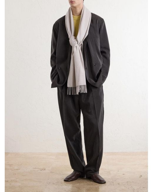 Piacenza 1733 Natural Roger Virgin Wool Scarf for men