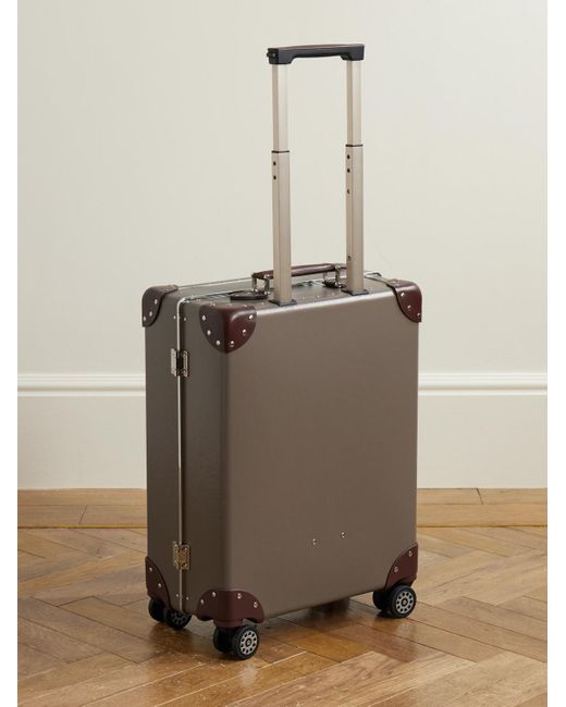 Globe-Trotter Metropolis Handgepäckkoffer mit Lederbesatz in Brown für Herren