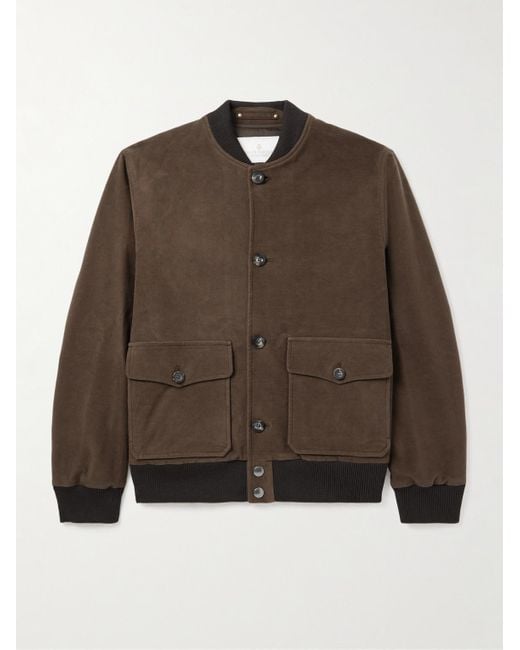 Private White V.c. Brown The Moleskine Cotton-Blend Jacket for men