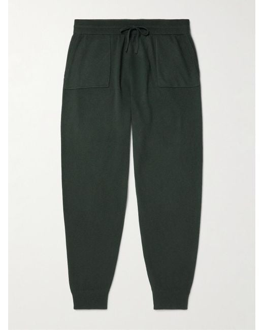Mr P. Green Tapered Wool And Cashmere-Blend Sweatpants for men