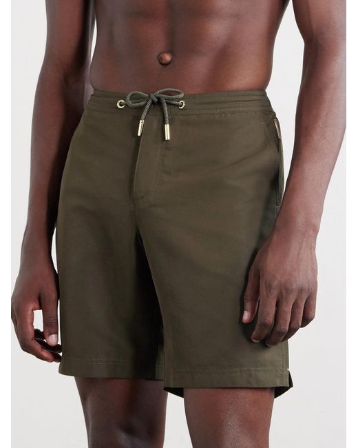 Orlebar Brown Green Dane Ii Straight-Leg Swim Shorts for men