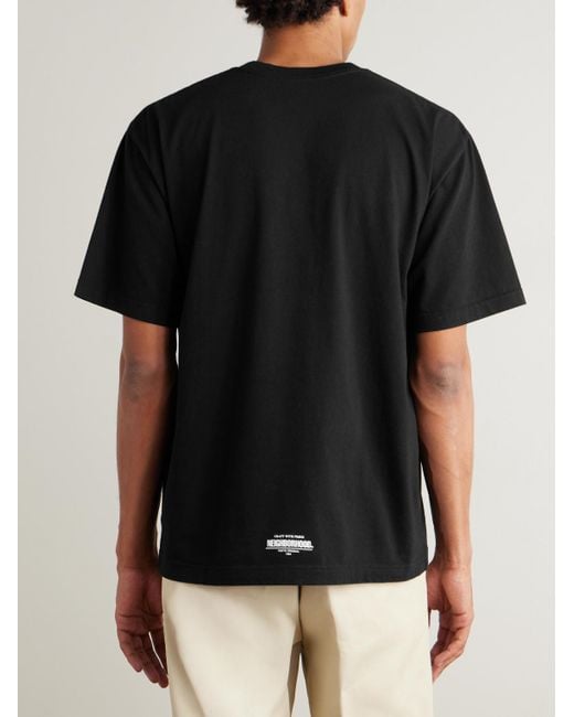 T-Shirt di Neighborhood in Black da Uomo
