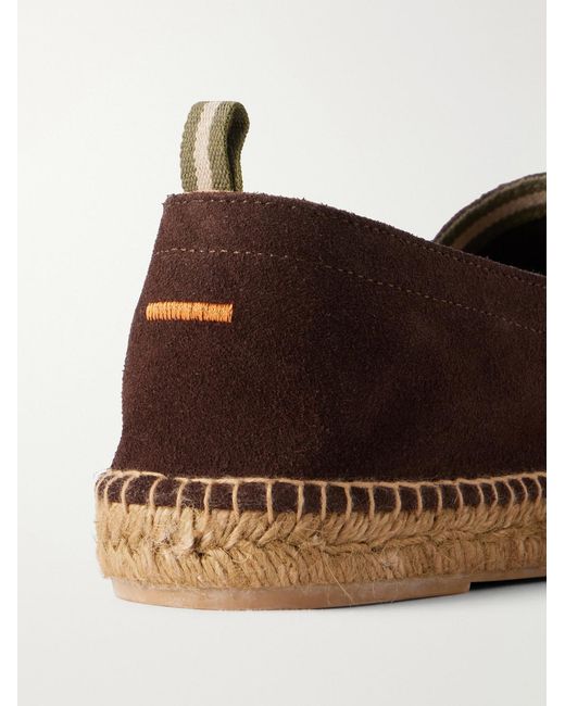 Castaner Brown Pablo Suede Espadrilles for men